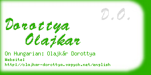 dorottya olajkar business card